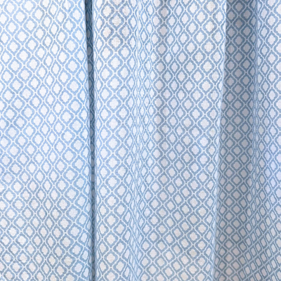 3/4 Sleeve Nightie - Jali Blue