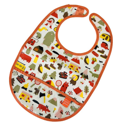 L'Aventure  - Natural Coated Cotton Bib