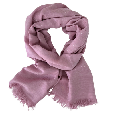 Scarf - Pink Sequin