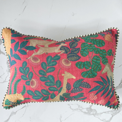 Jungle Cushion - Pink Long