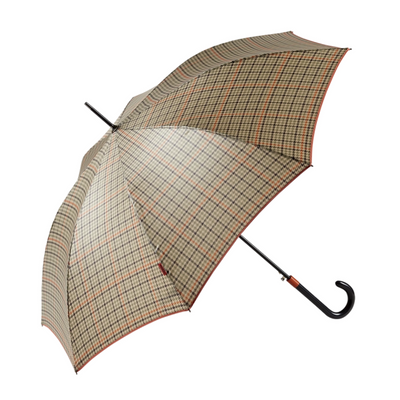 Classic Umbrella - Prince of Wales Khaki Check