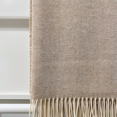 Lambswool Throw - Basswood