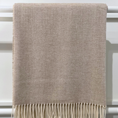 Lambswool Throw - Basswood