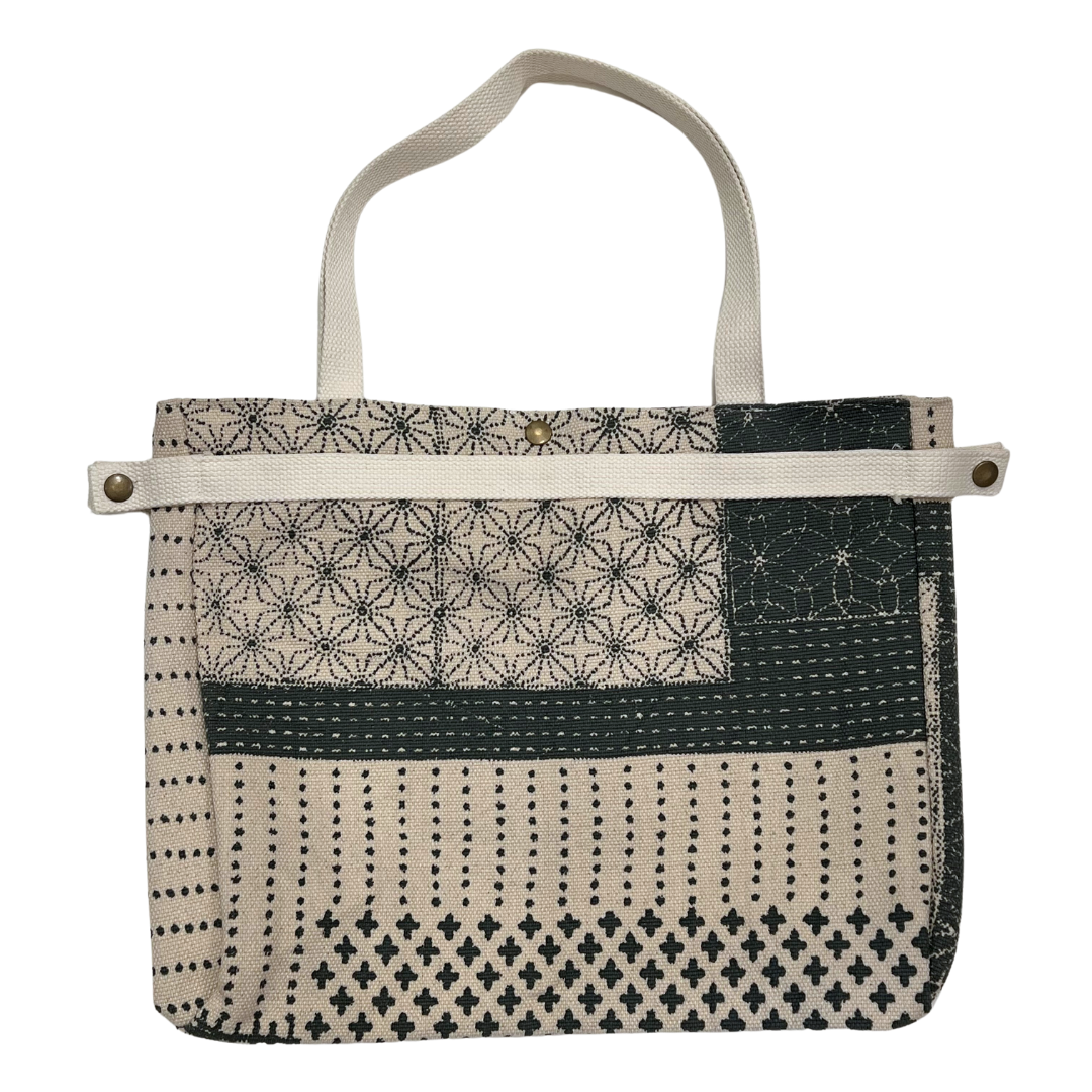 Printed Cotton Canvas Tote Bag - #1