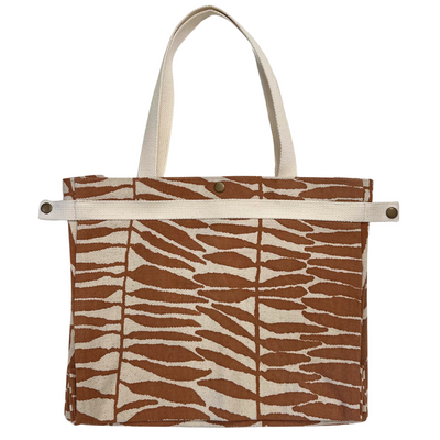 Printed Cotton Canvas Tote Bag - #7