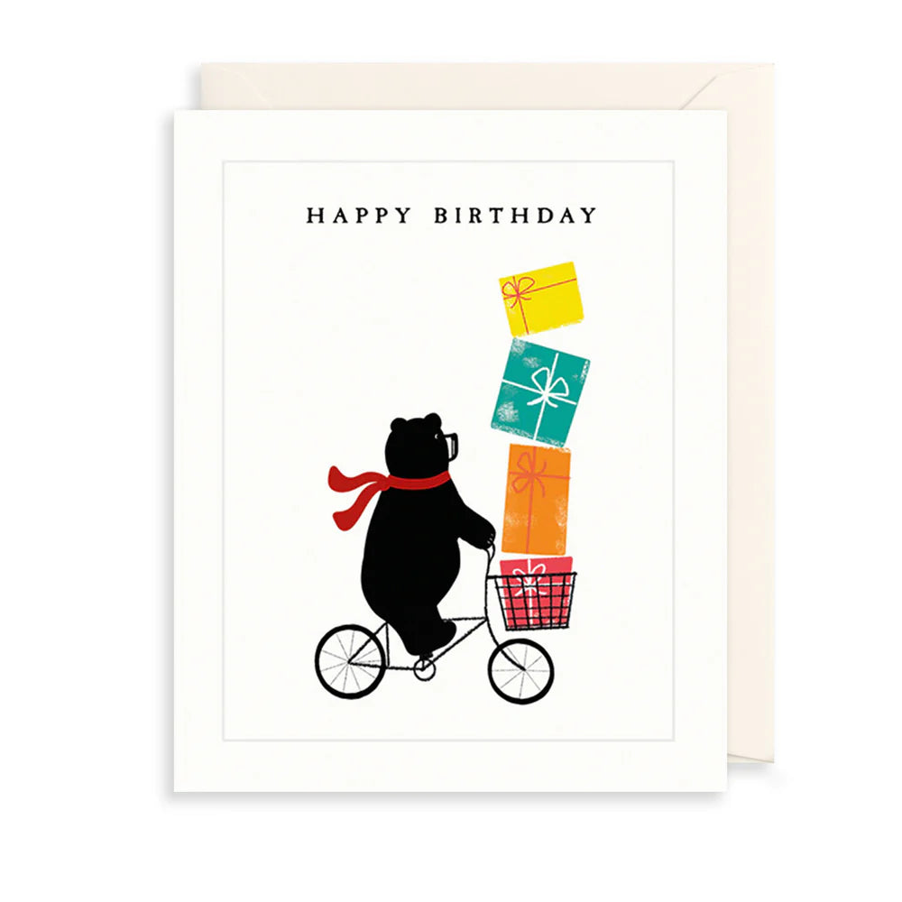 Card - Birthday Bike Bear
