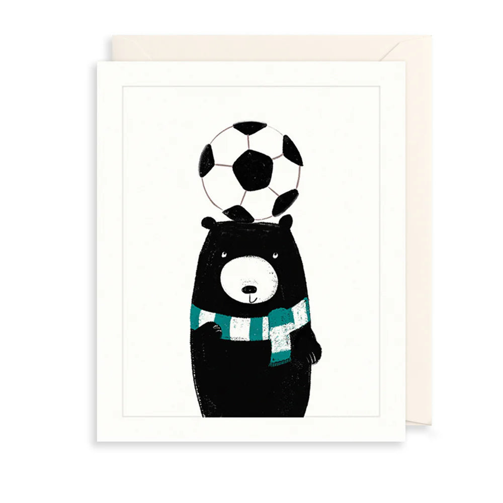 Card - Soccer Bear