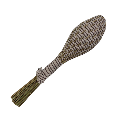 Lavender Wand Beige with Brown Stripes