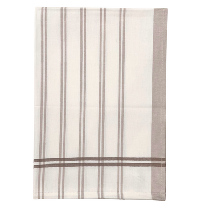 Tea Towel - Beige Stripe Woven