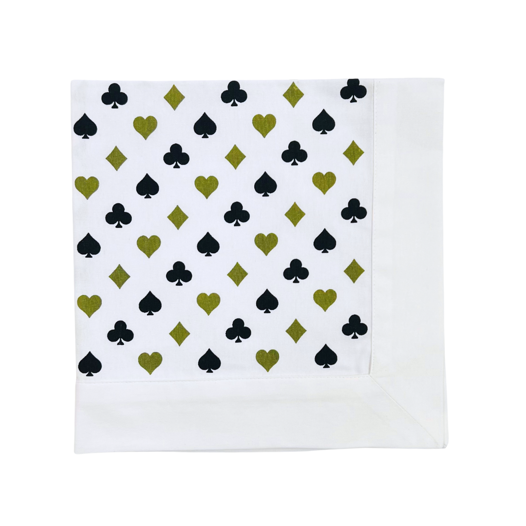 Bridge Tablecloth - Green & Black
