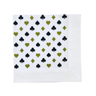Bridge Tablecloth - Green & Black