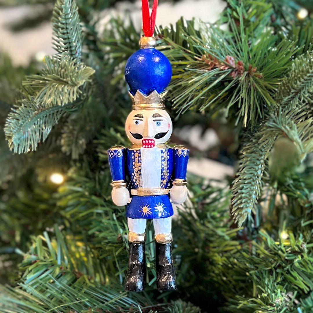 Wooden Decoration - Blue Nutcracker