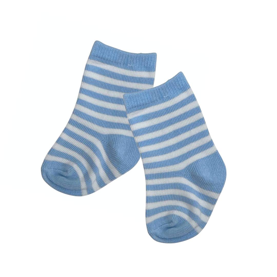 Baby Socks - Blue Stripe