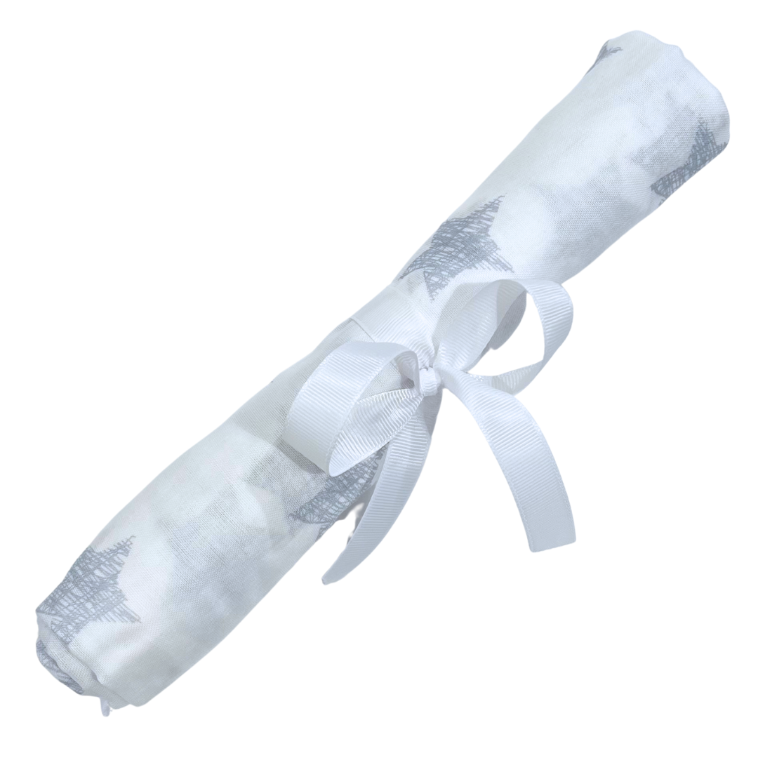 Muslin Wrap - Blue Star