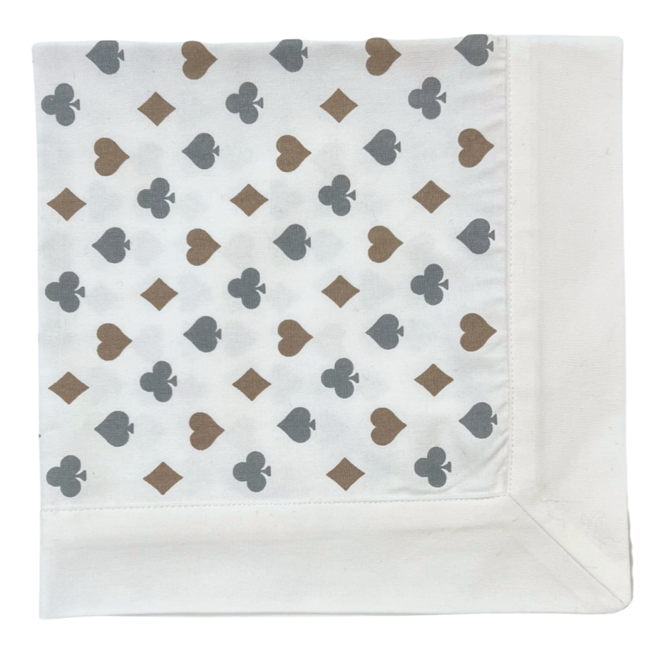 Bridge Napkin - Beige & Grey
