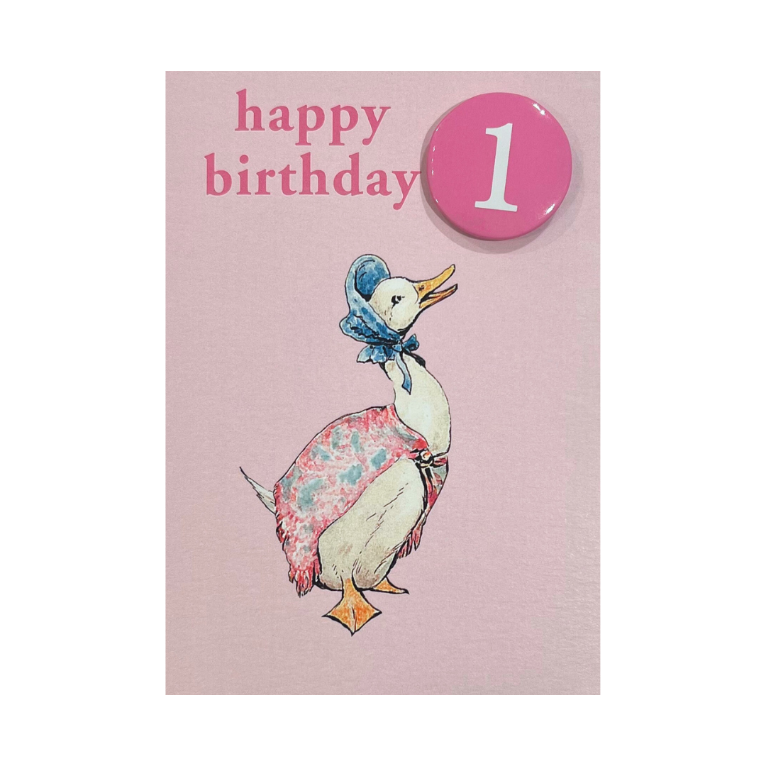 Card - Happy 1st Birthday (Jemima)