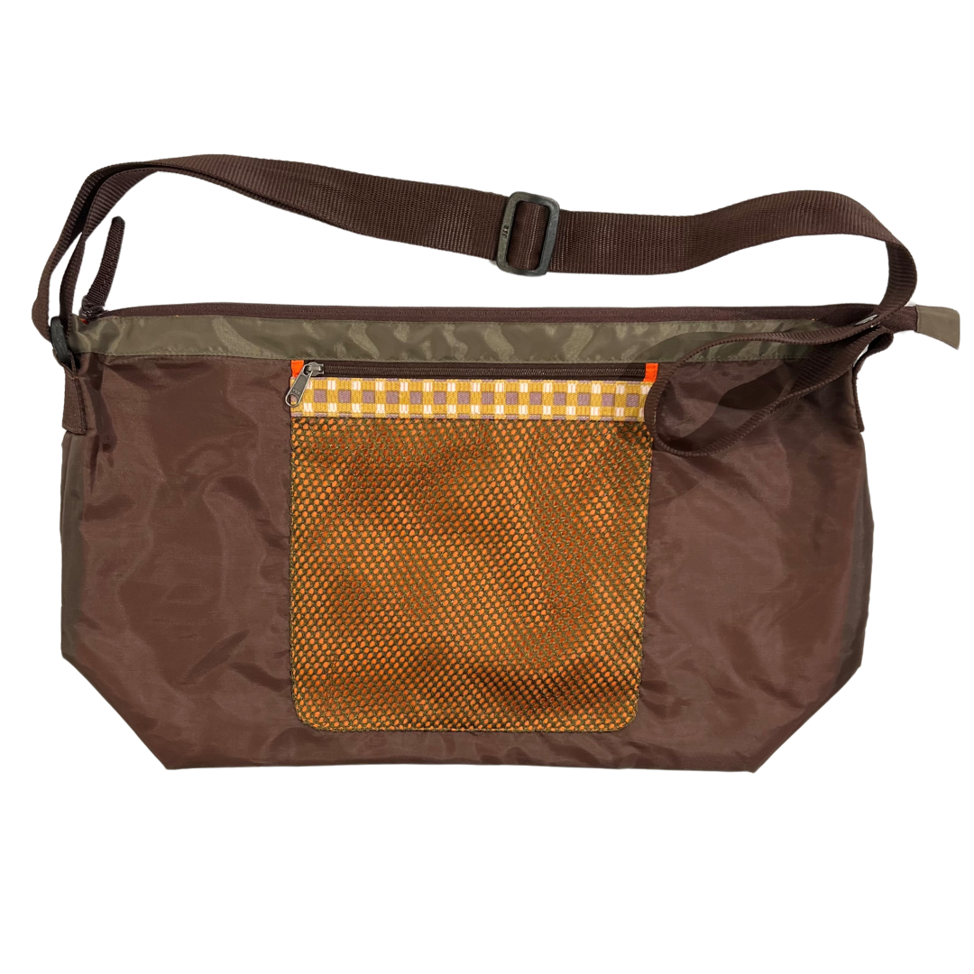 Ultra-Light Crossbody Bag - Chocolate