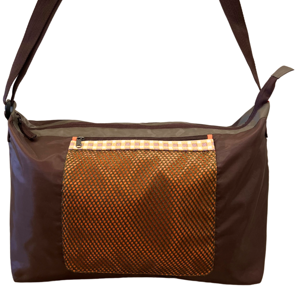 Ultra-Light Crossbody Bag - Chocolate