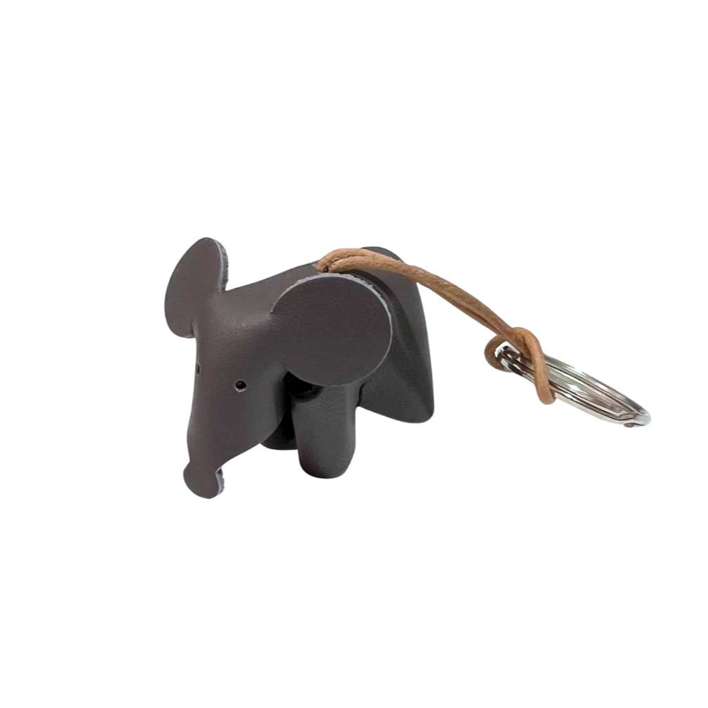 Leather Keyring - Bronze Mouse