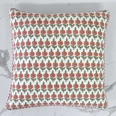 Block Print Cushion - #12