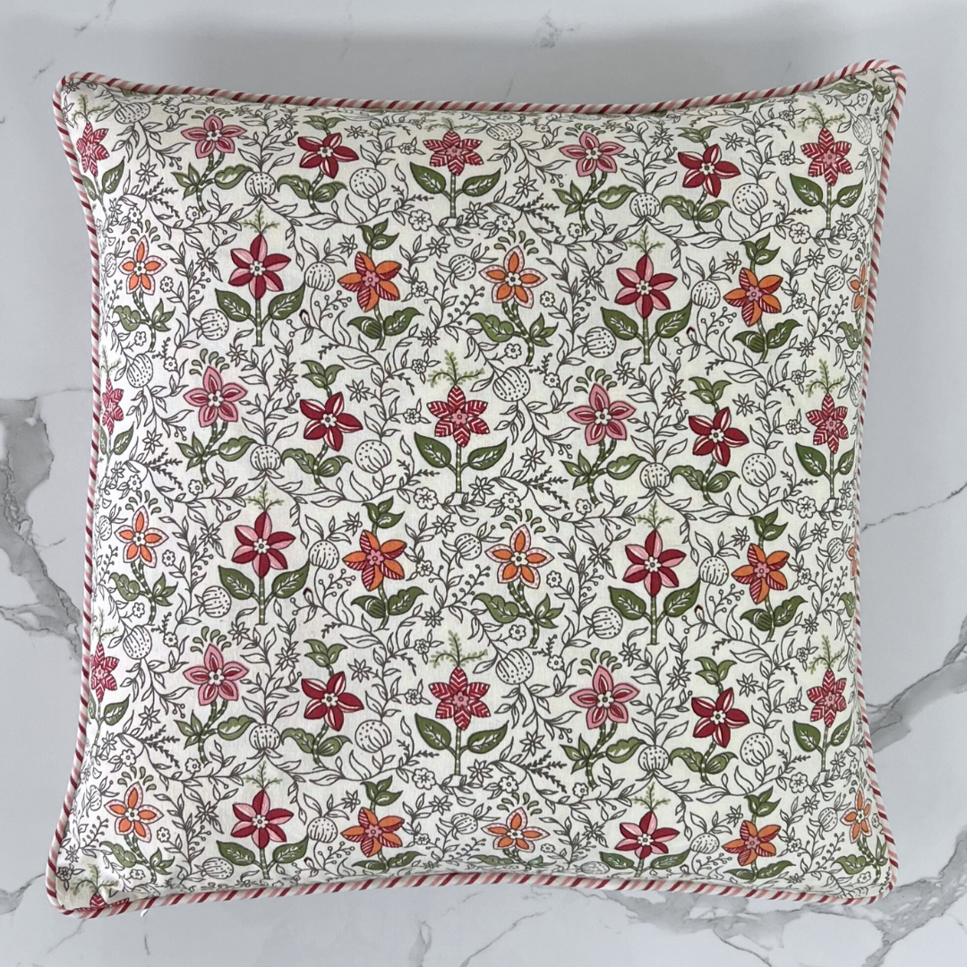 Block Print Cushion - #12