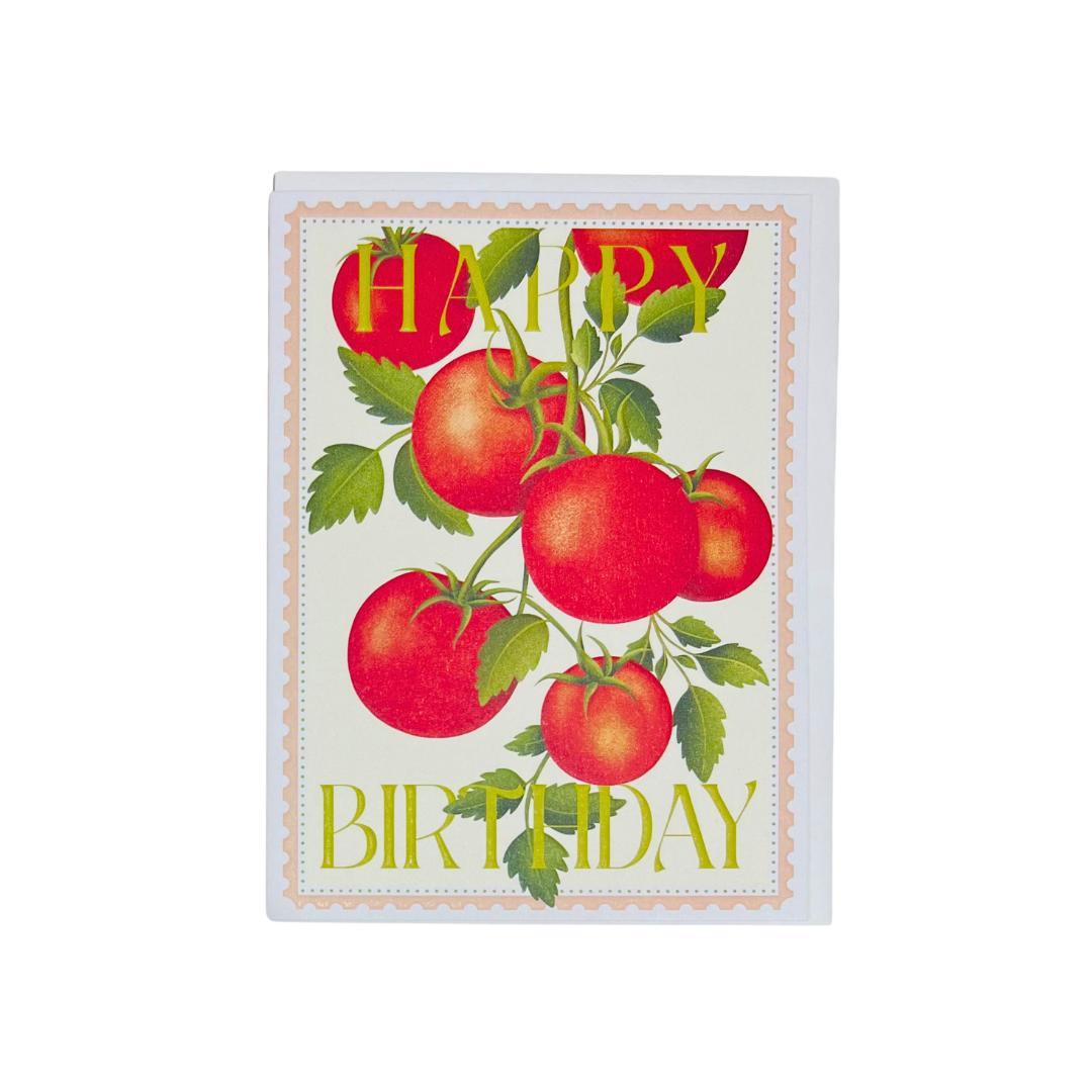 Card Birthday Tomatoes