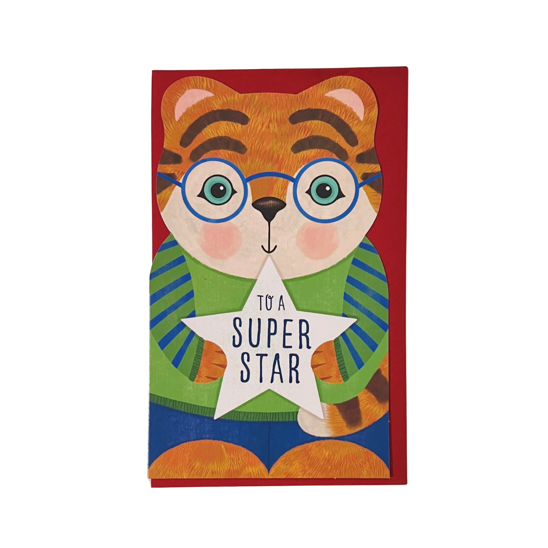 Card Birthday Tiger