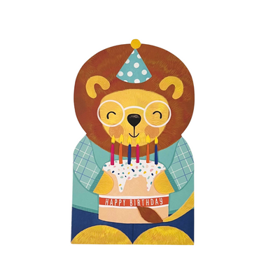 Card Birthday Lion