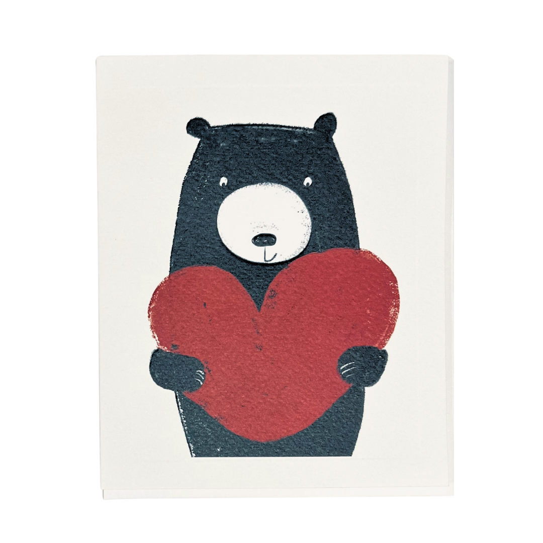 Card Bear with Heart