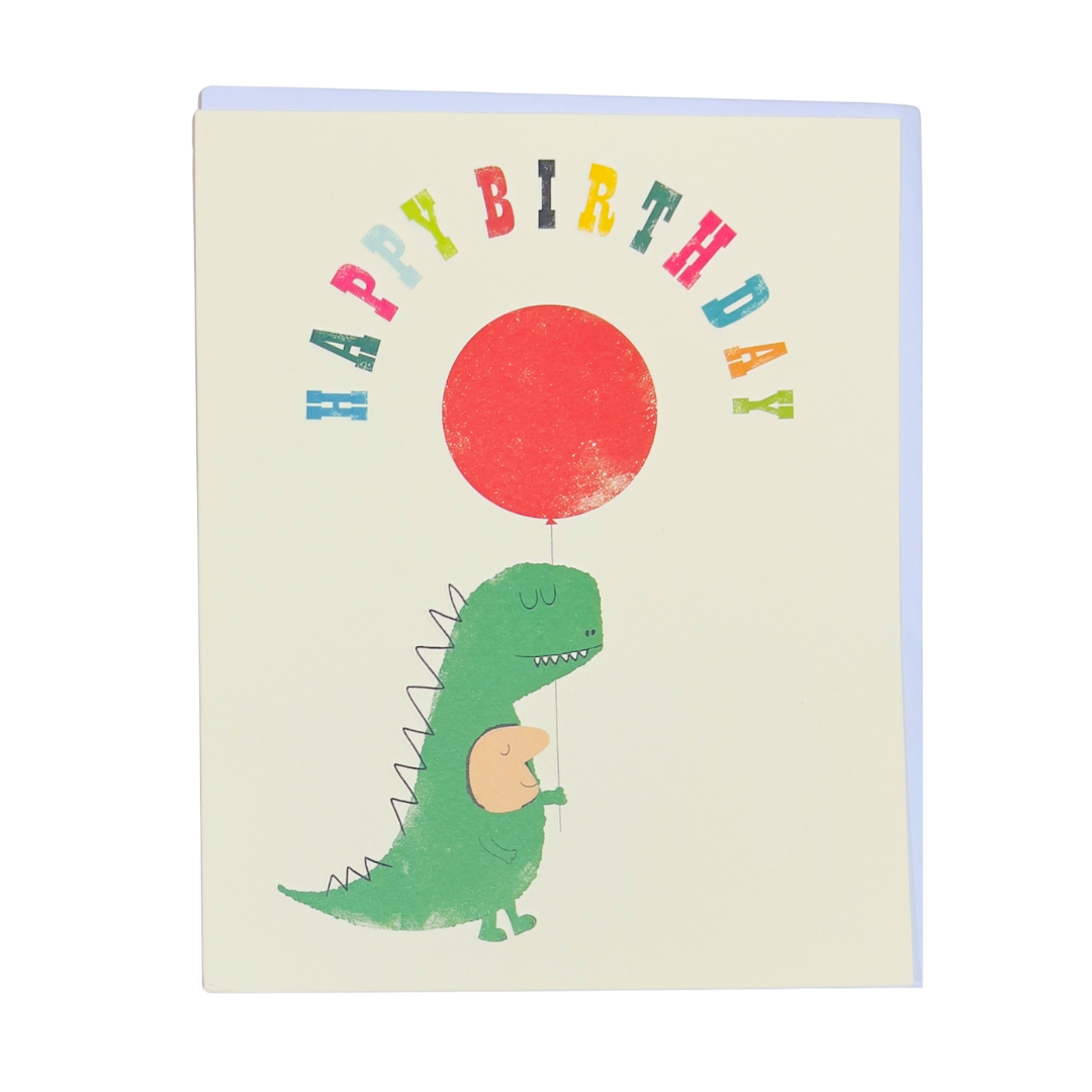 Card Happy Birthday Dino