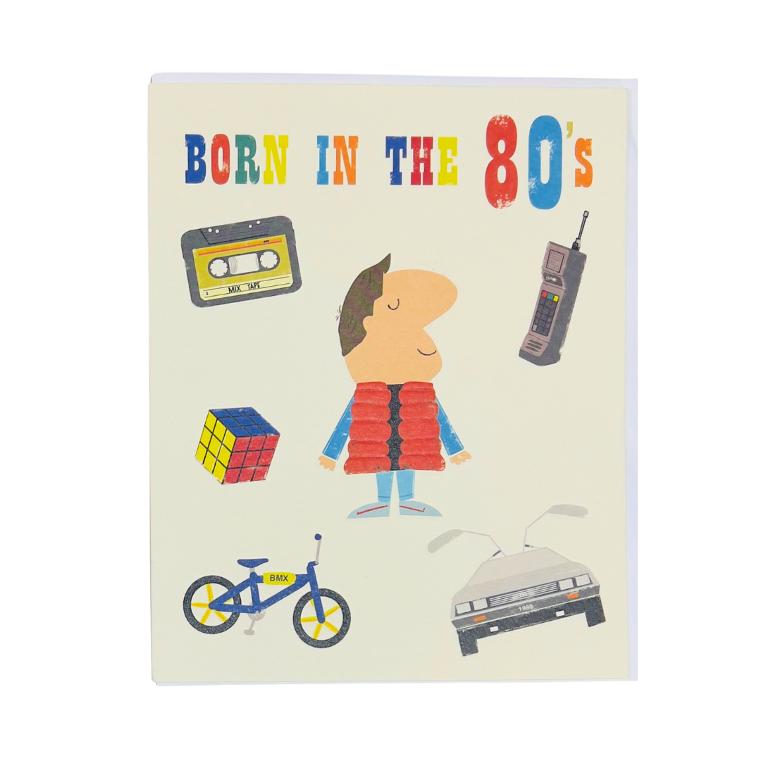 Card Born in the 80's