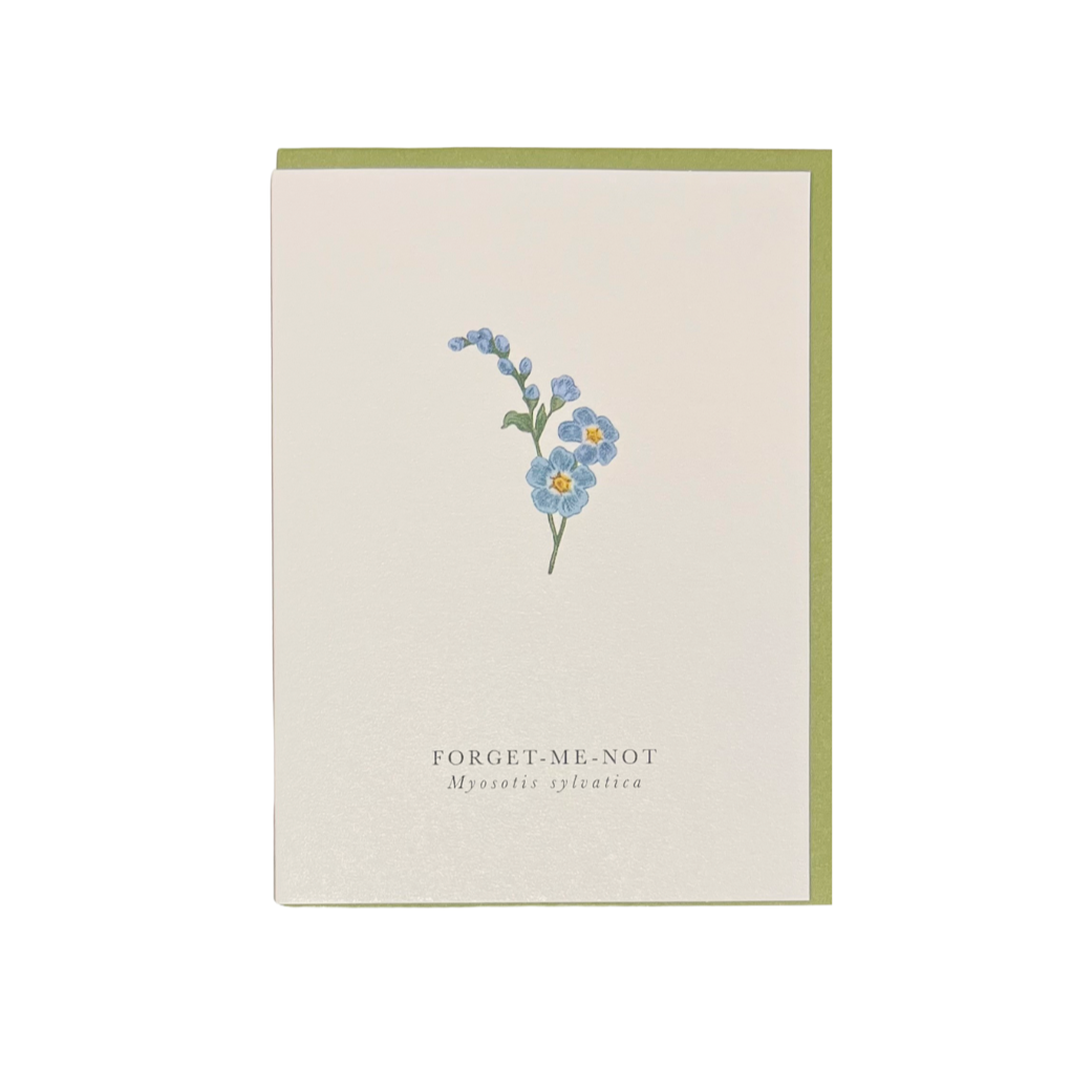 Card Forget Me Not