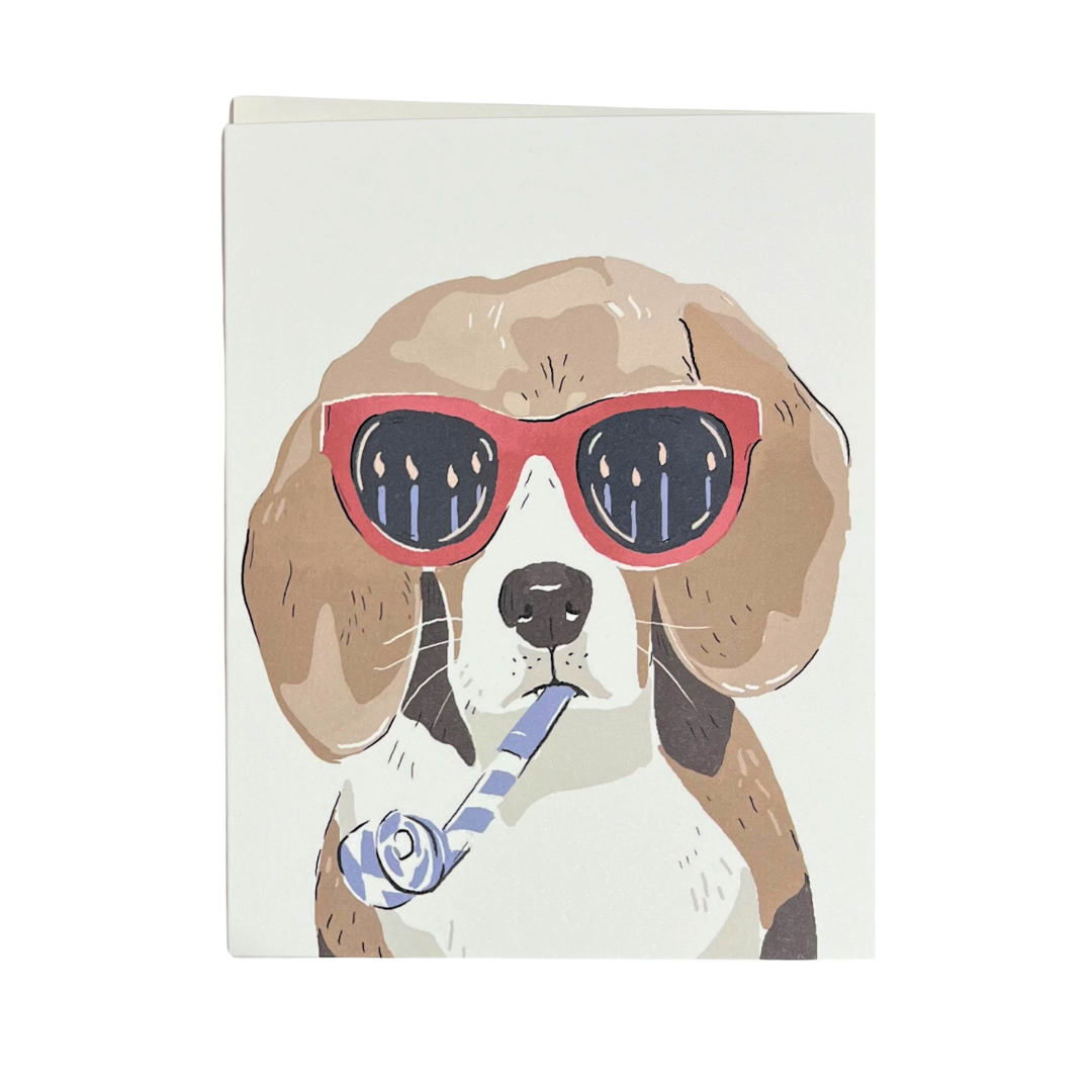 Card Beagle Birthday