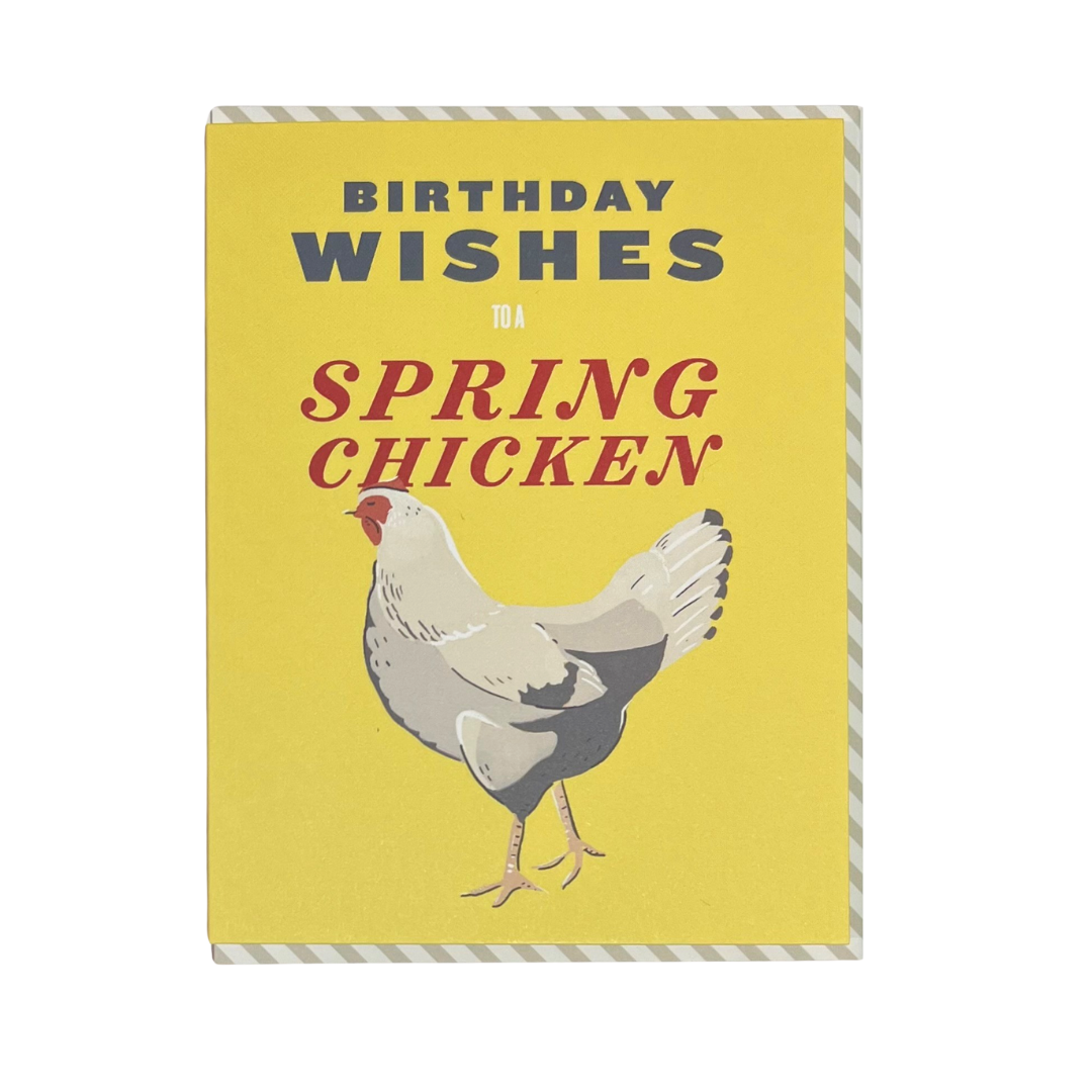 Card Spring Chicken