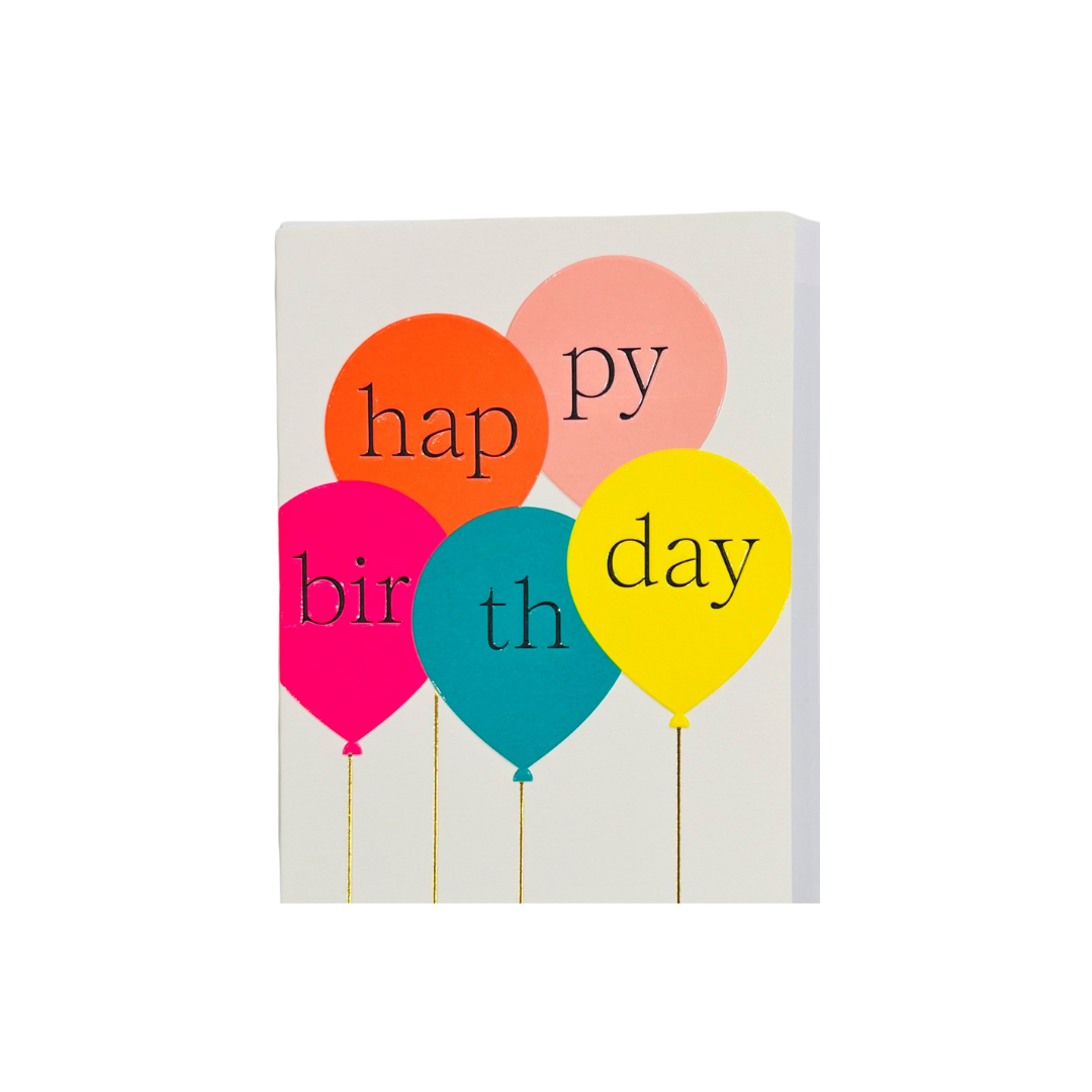 Card Happy Birthday Balloons