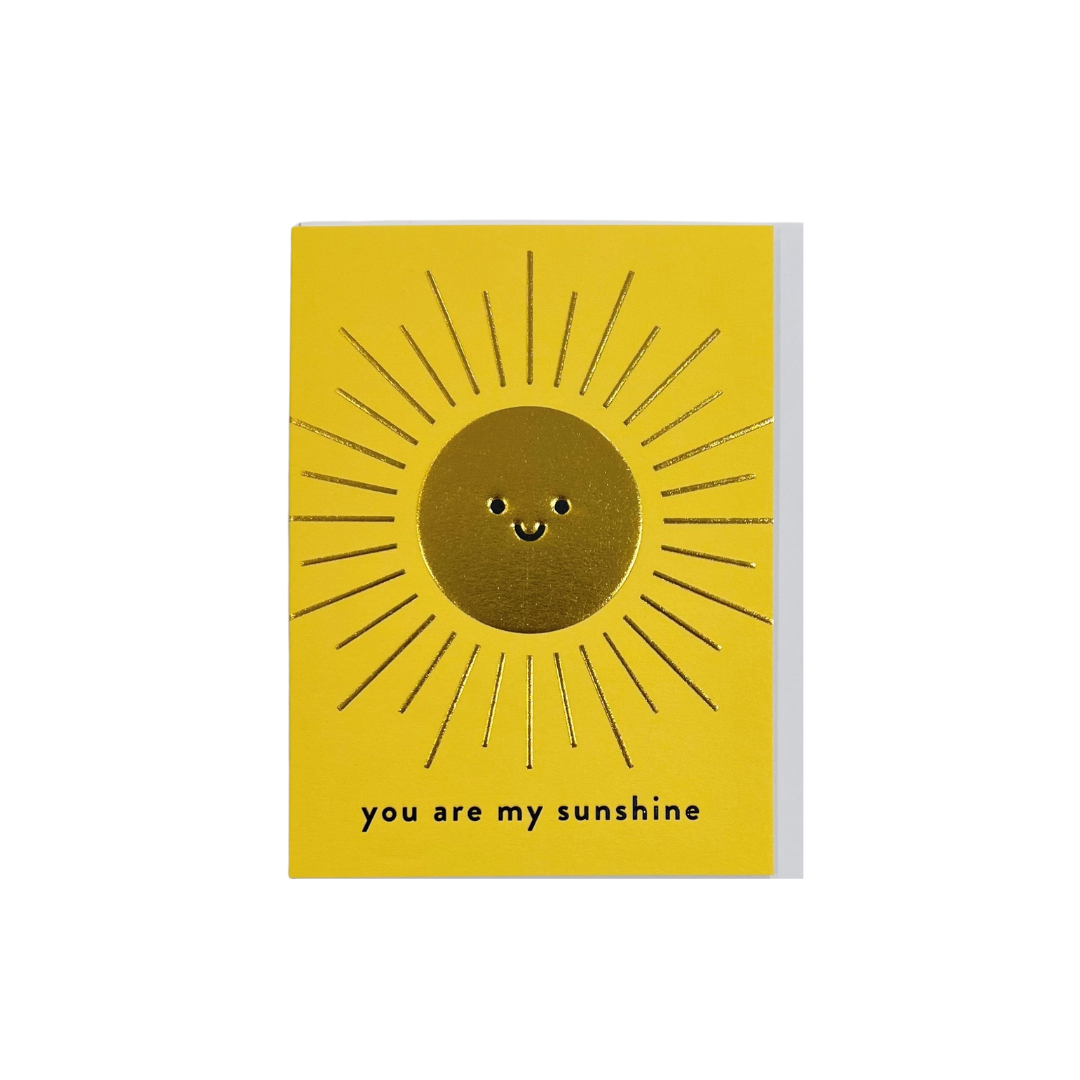 Card You Are My Sunshine