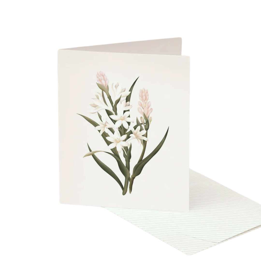 Card Botanical Scented Tuberose