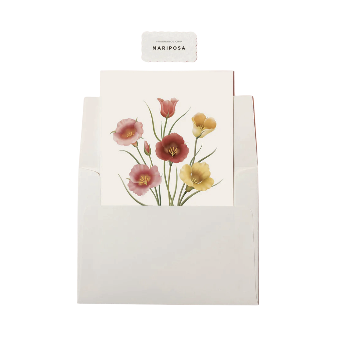 Card Botanical Scented Mariposa