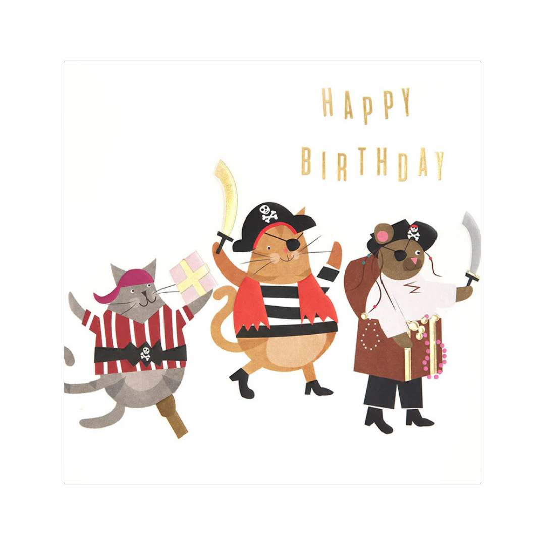 Card - Birthday Pirate Dress Up