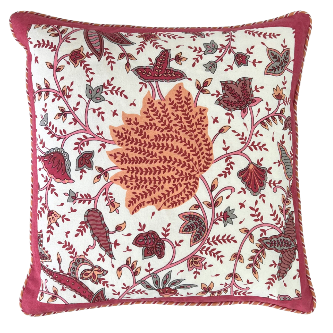Block Print Cushion - #2