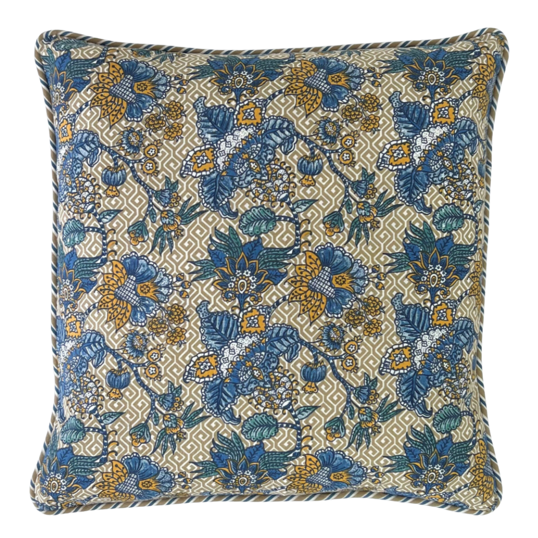Block Print Cushion - #10