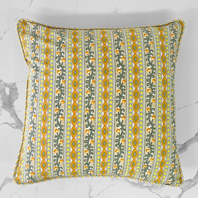 Block Print Cushion - #5