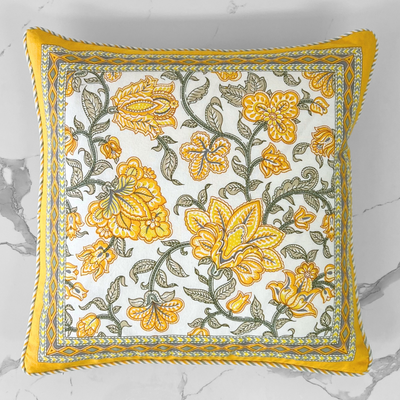 Block Print Cushion - #5