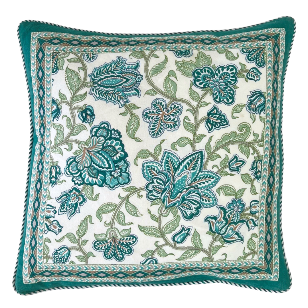 Block Print Cushion - #7