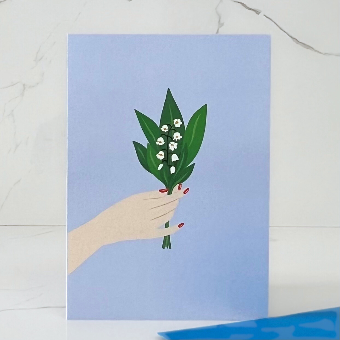 Card Lily of the Valley