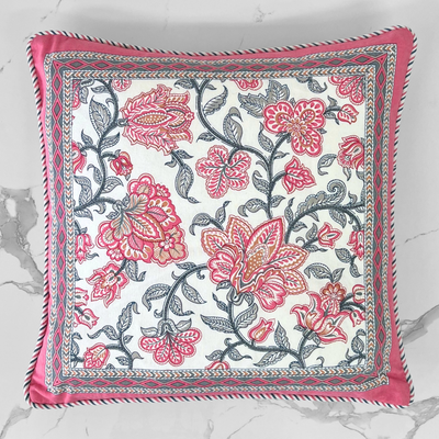 Block Print Cushion - #6