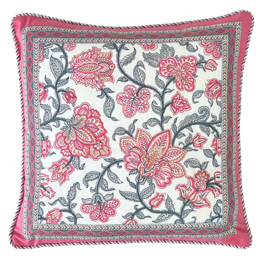 Block Print Cushion - #6