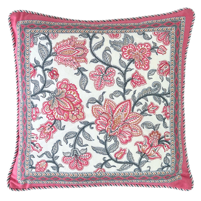 Block Print Cushion - #6
