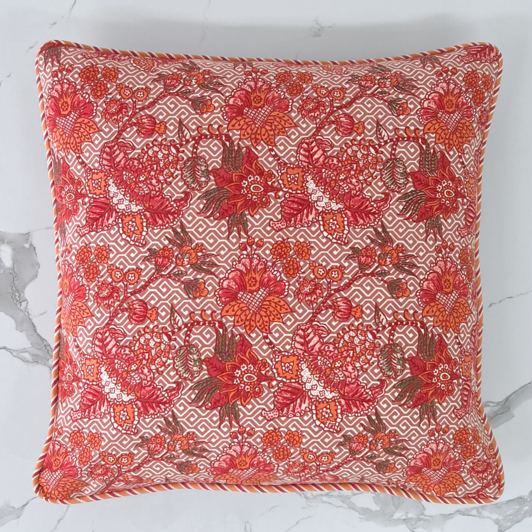 Block Print Cushion - #9