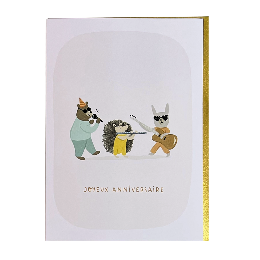 Card - Joyeux Anniversaire Animals